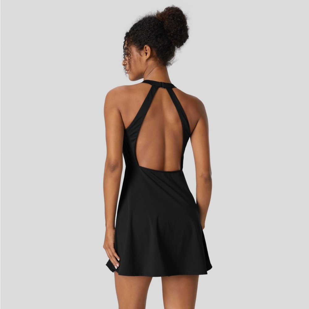 Halara Backless 2 in 1 tennis dress